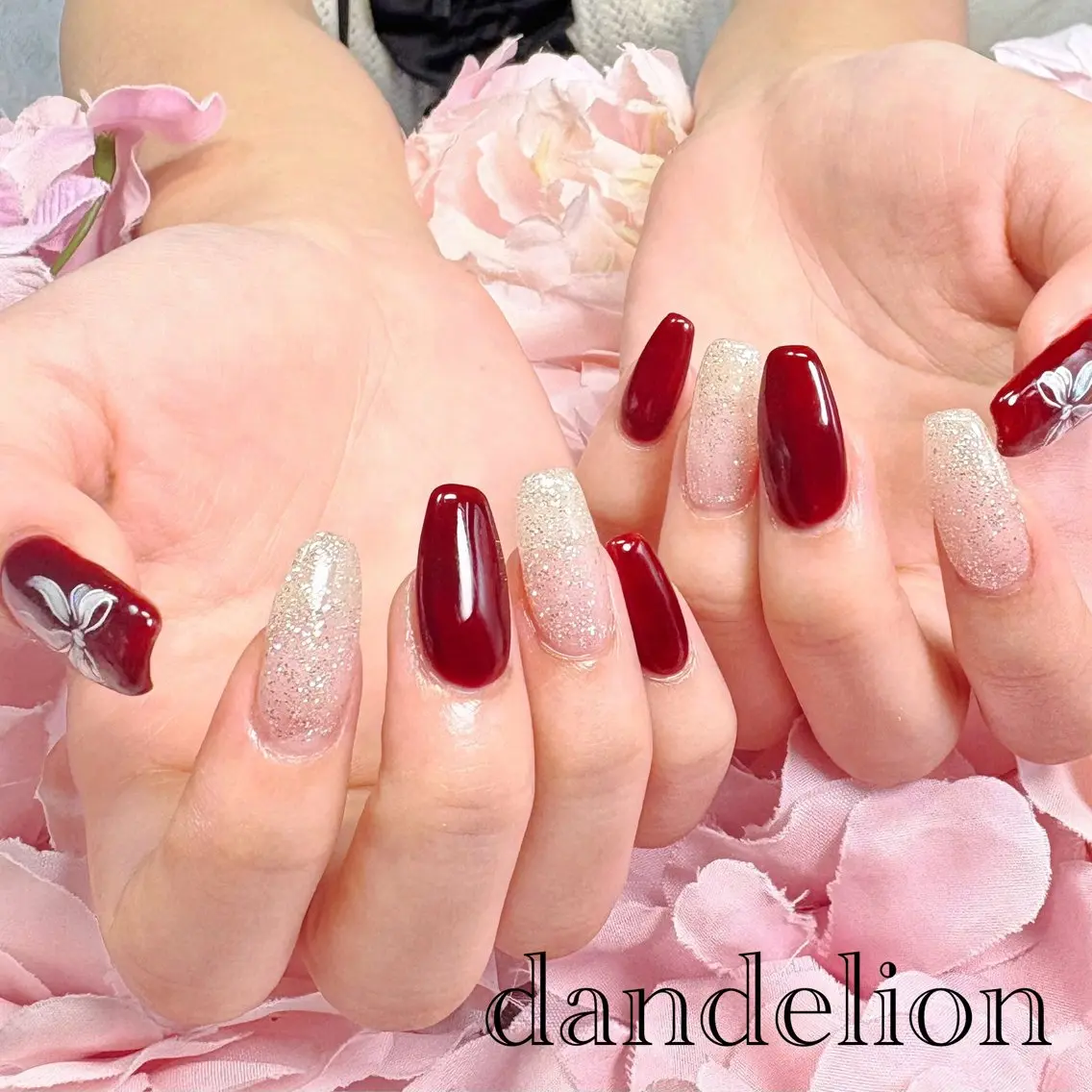 ネイル ハンドネイル ハンドケア dandelion ダンデライオンのネイルデザイン