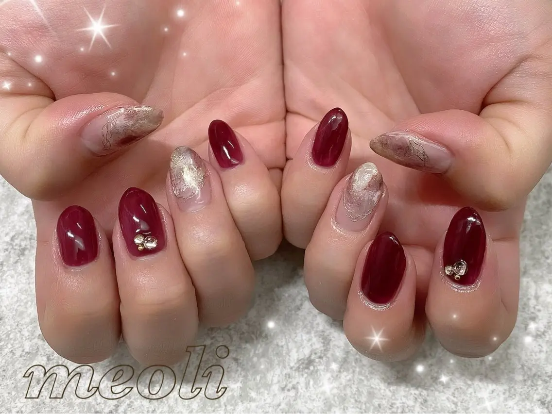 ネイル ハンドネイル nail salon meoli メグのネイルデザイン