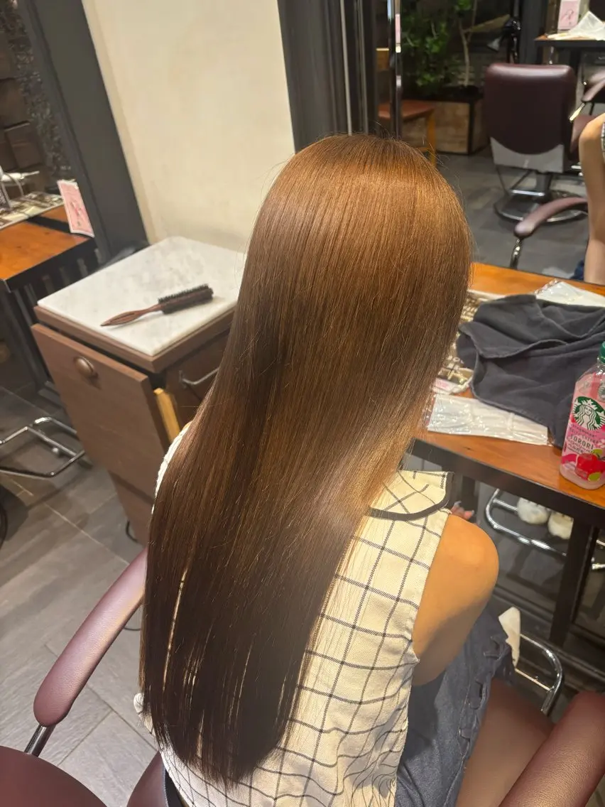 ロング カラー 和田 倫歩のヘアスタイル
