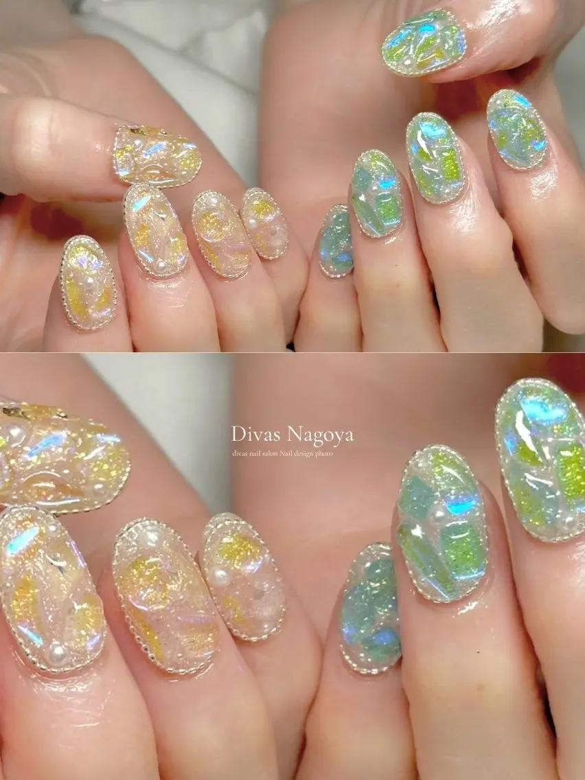 ネイル アートネイル 韓国ネイル マットネイル ミラーネイル ニュアンスネイル 🎀 D.d _nailのネイルデザイン