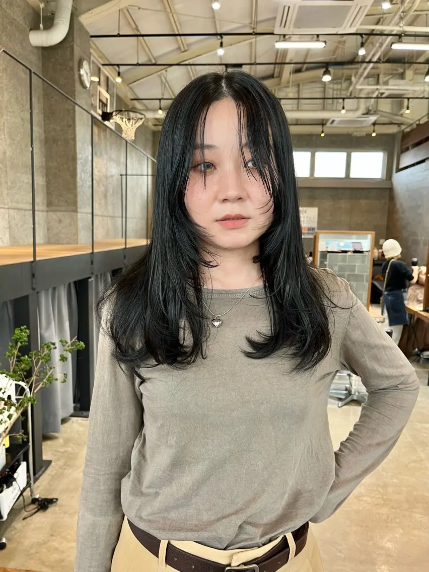 ロング カラー ヒラノホナミ 🫧透ける艶髪🫧のヘアスタイル