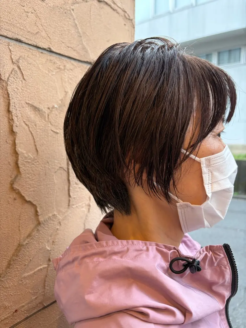 ショート カット 田村優 能見台のヘアスタイル