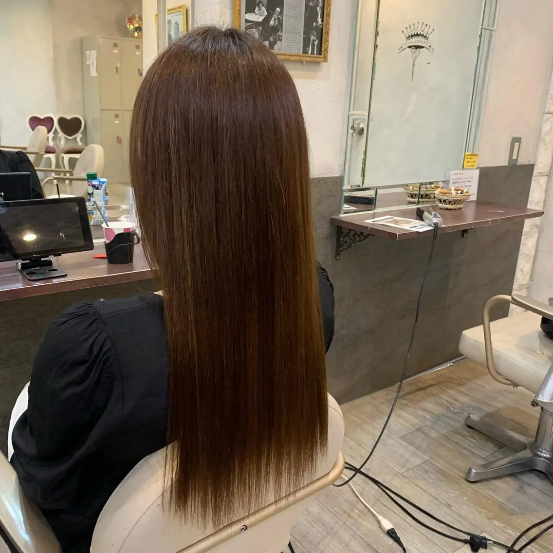 ロング パーマ ロング NUMBER天王寺 ほたる⭐️のヘアスタイル