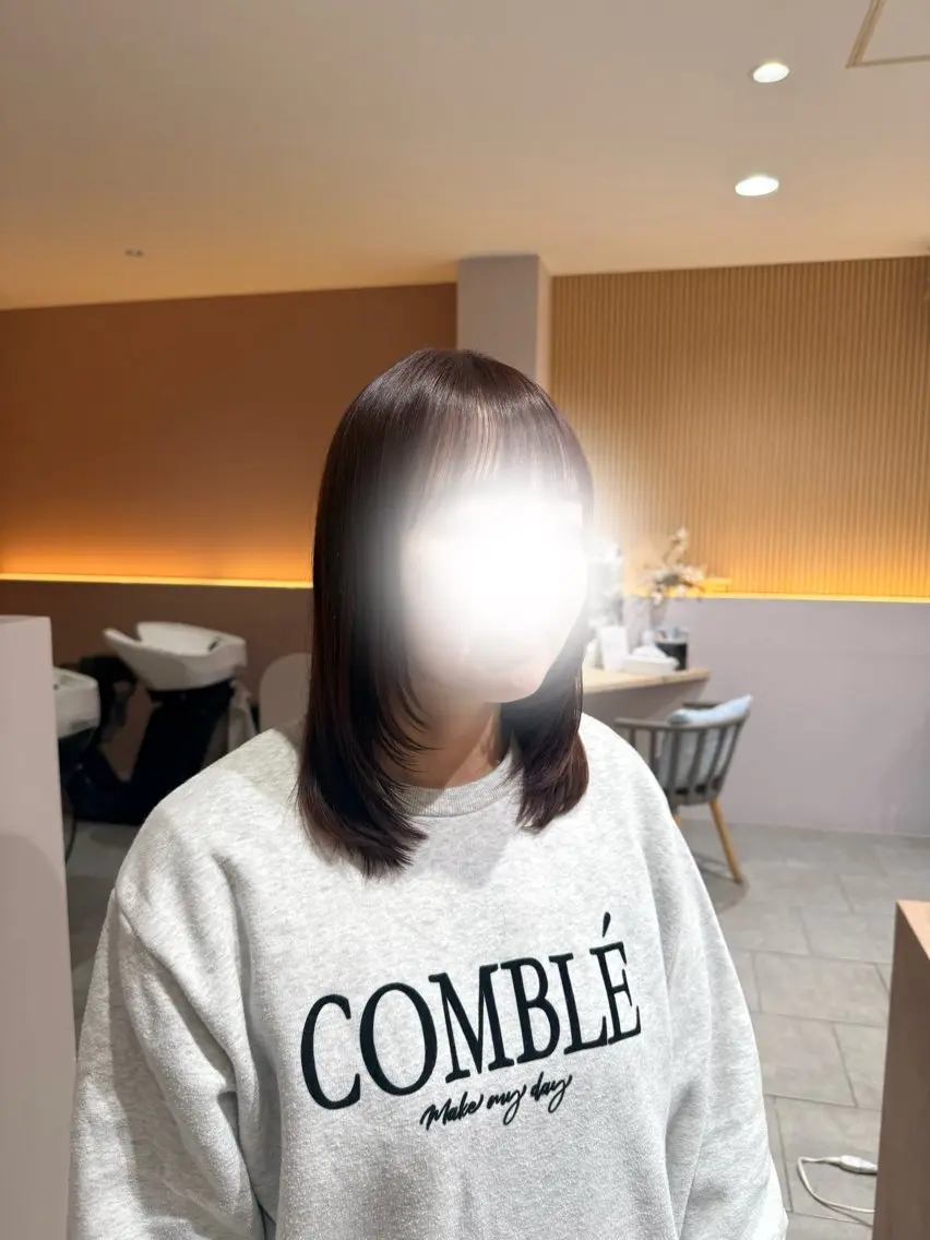ミディアム RosierBlue 工藤のヘアスタイル
