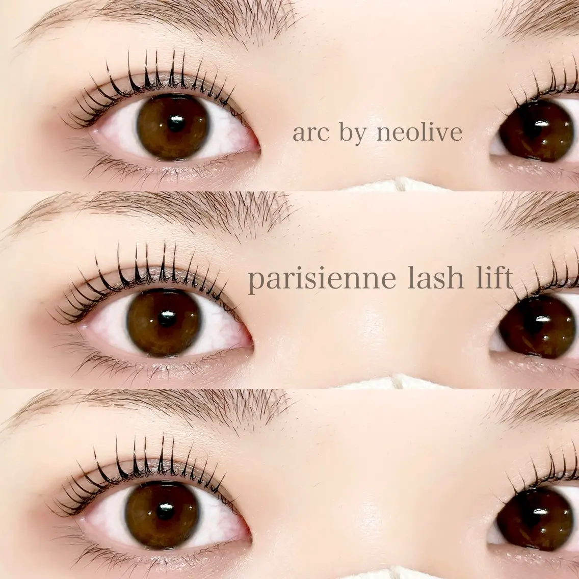 マツエク・マツパ パリジェンヌラッシュリフト マツパ rina eye&nailのマツエク・マツパデザイン