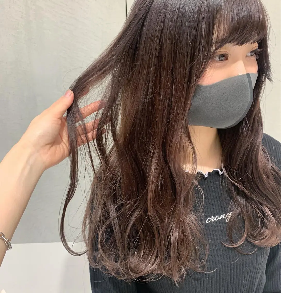 ロング カラー 透明感カラー ハイトーンカラー minami🪷 暖色カラーのヘアスタイル