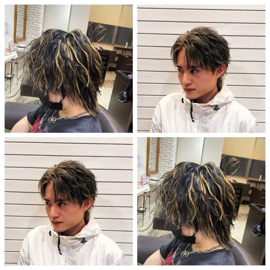 ミディアム カラー メンズ 👑錦糸町/毛流れ パーマ特化/NORIのヘアスタイル