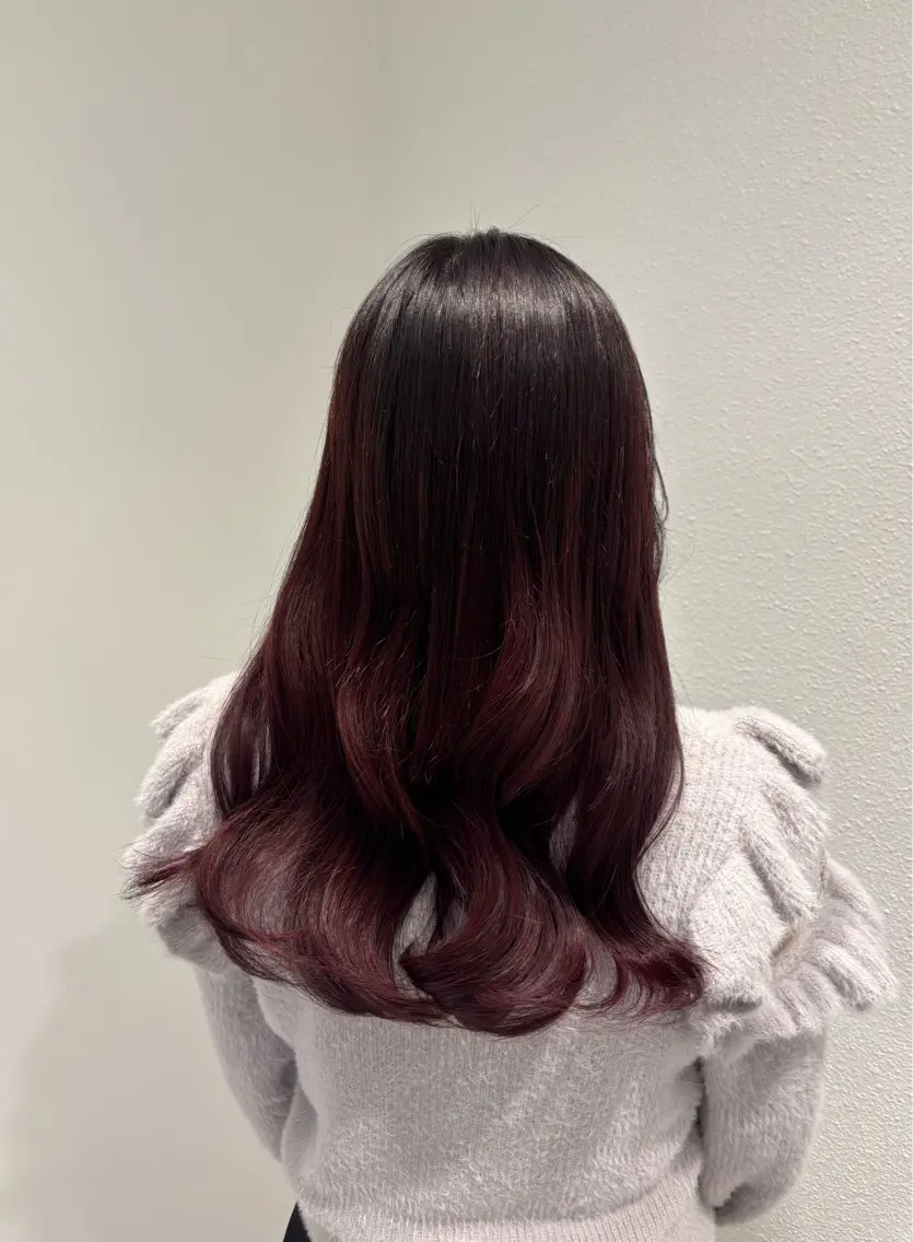 カラー グラデーションカラー ヘアカラー トリートメント 艶カラー/アレンジ 💟すなおのヘアスタイル