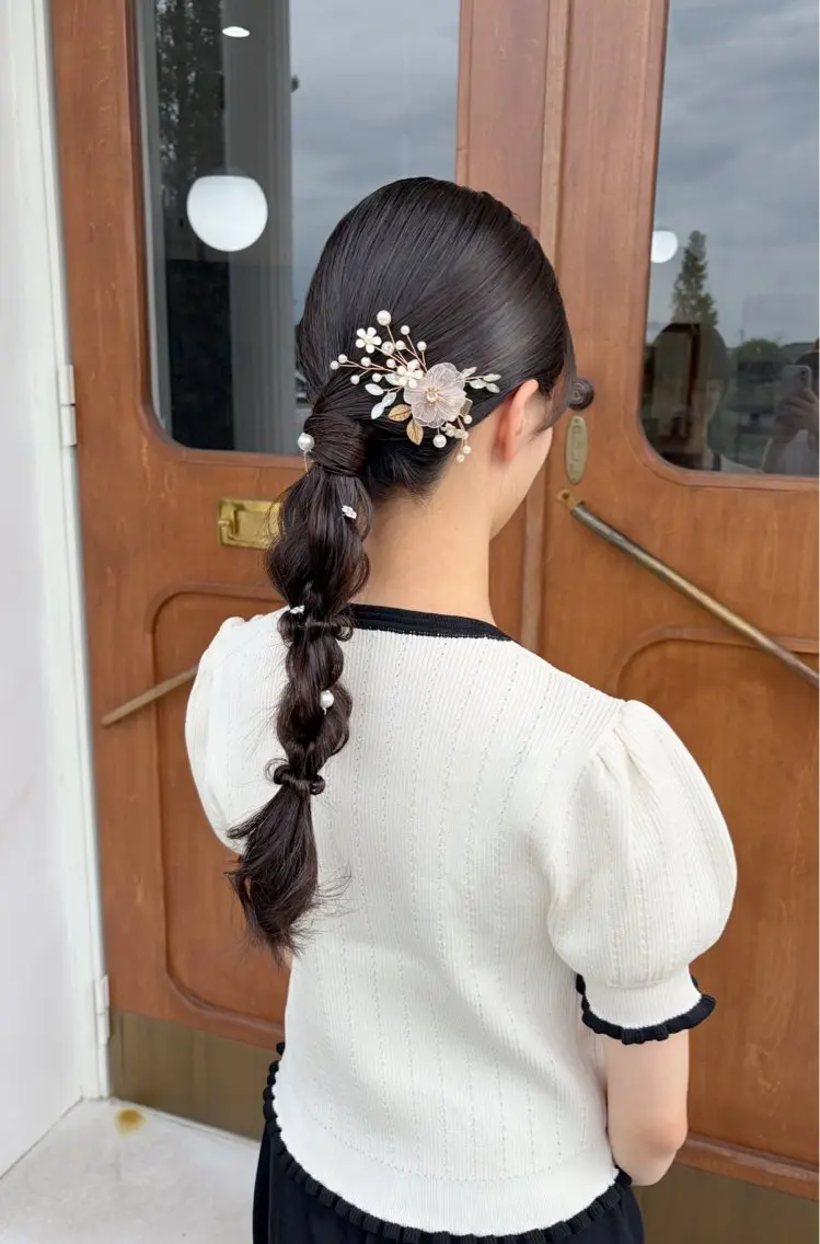 ヘアアレンジ ヘアセット はやし ちののヘアスタイル