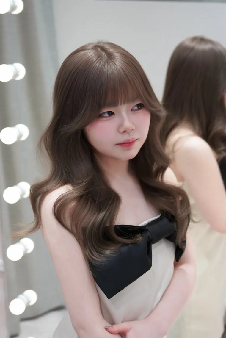 カラー ベージュカラー 透明感カラー ヘアカラー 艶ダブルカラー🩰ハ イトーン‎🤍香織のヘアスタイル