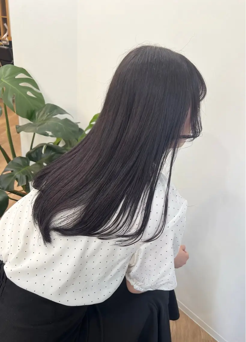 ロング カラー ヘアカラー トリートメント 重松 丈博のヘアスタイル