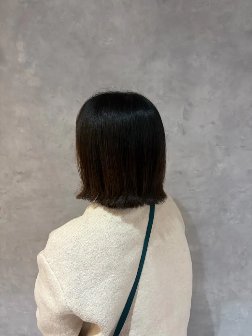 ミディアム ボブ くびれヘア ✂️カットモデル募集 ✂️chihiroのヘアスタイル