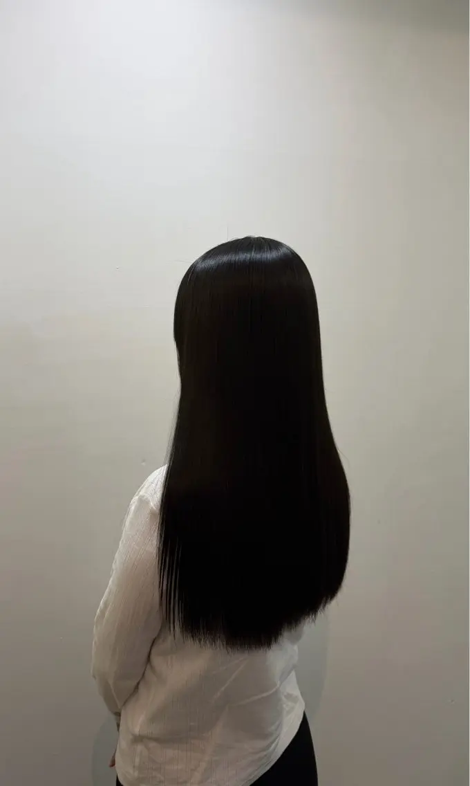 ロング 縮毛矯正 air-H あやのヘアスタイル