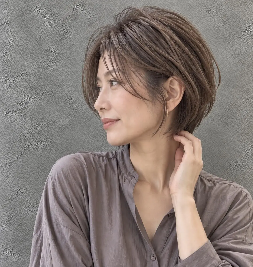 ショート カラー 脇田 麗乃のヘアスタイル