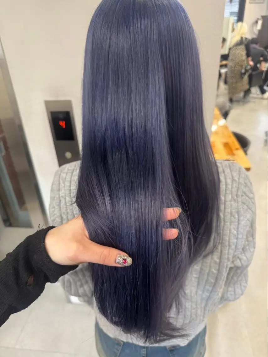 ロング カラー ハイトーン艶カラー/ MIZUKI🌟のヘアスタイル