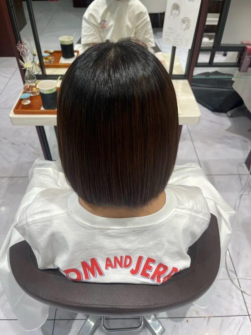 ［平日限定］4950円→0円トリートメントサービス、縮毛矯正の写真