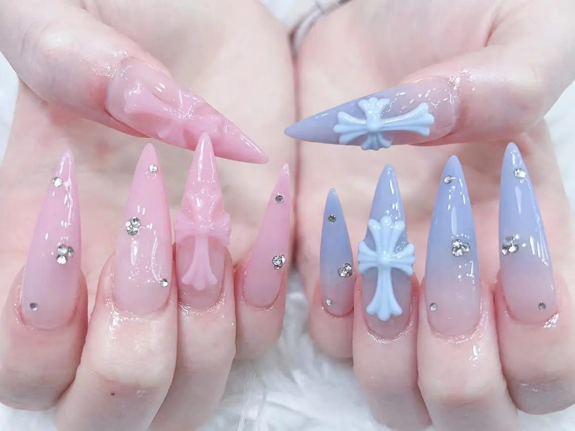 ネイル 成人式 フットネイル ジェルネイル マグネットネイル 大理石ネイル(マーブル) ハンドネイル K.bi_nail ネイル長さ出し専門店のネイルデザイン