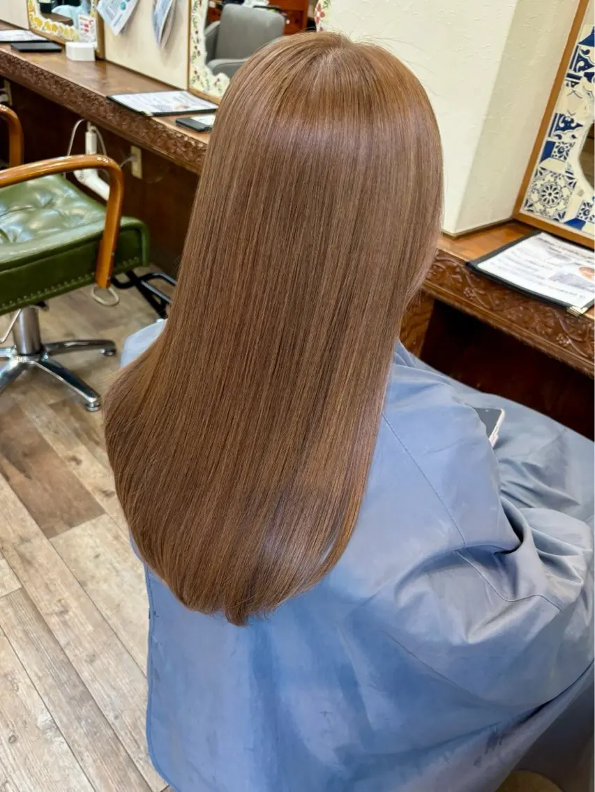 ロング ヘアカラー くろさわ あやか🍒のヘアスタイル