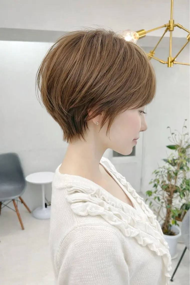 ショート カラー カット ヘアカラー トリートメント 表参道ショート・ボブ 特化/たかつのヘアスタイル