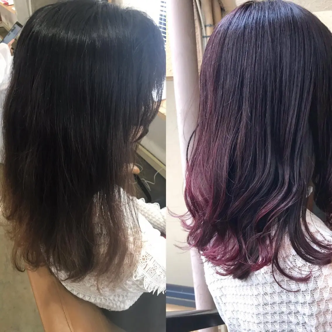 ミディアム カラー ピンクカラー カット ヘアカラー 縮毛矯正 トリートメント 💎髪質改善💎 デザイナーshinのヘアスタイル