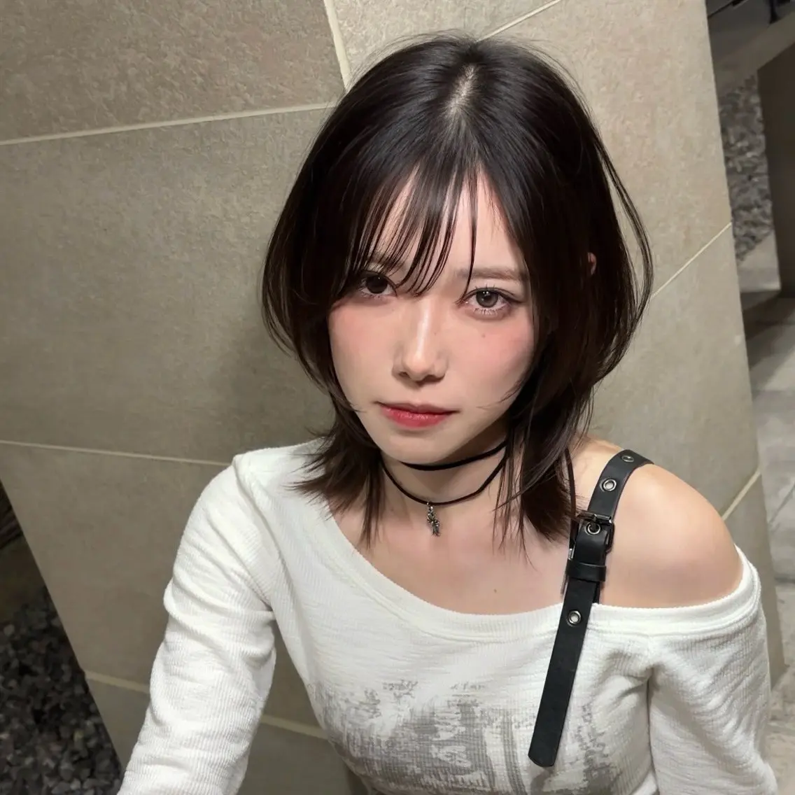 ミディアム カラー ボブレイヤー ボブ レイヤーカット 似合わせカット ヘアカラー トリートメント 《髪質改善✖️レイヤ ー🩶》ナオヤのヘアスタイル
