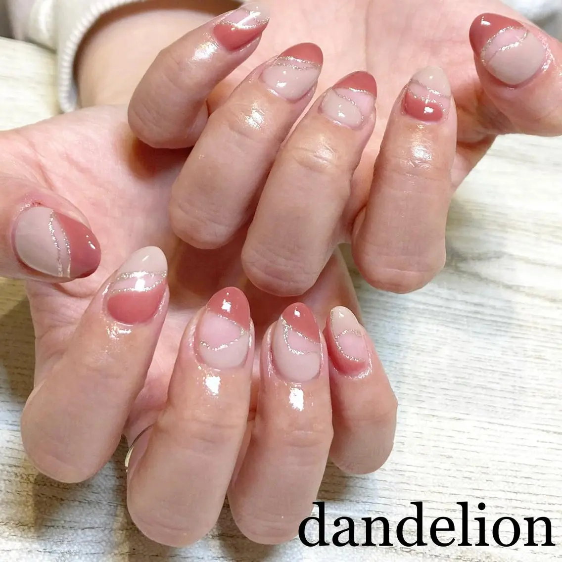ネイル ハンドネイル ハンドケア dandelion ダンデライオンのネイルデザイン
