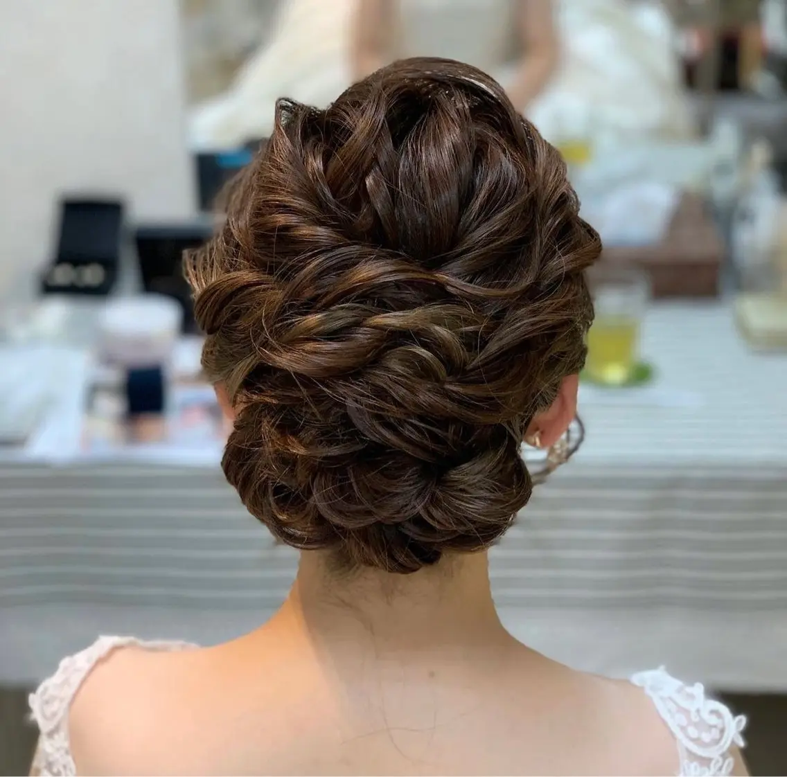 ヘアアレンジ ヘアセット make room Blissのヘアスタイル