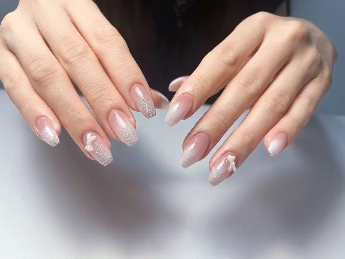 ネイル アートネイル フレンチネイル 韓国ネイル ワンホンネイル 心斎橋Mione nail salonのネイルデザイン