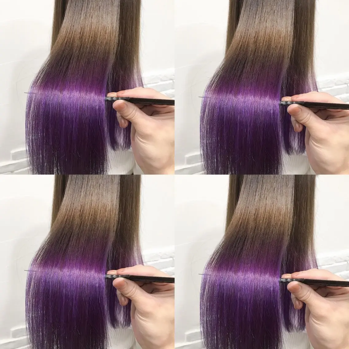 セミロング カラー ヘアアレンジ カット 縮毛矯正 トリートメント TAKUMAブリーチ /切りっぱなし🪽のヘアスタイル