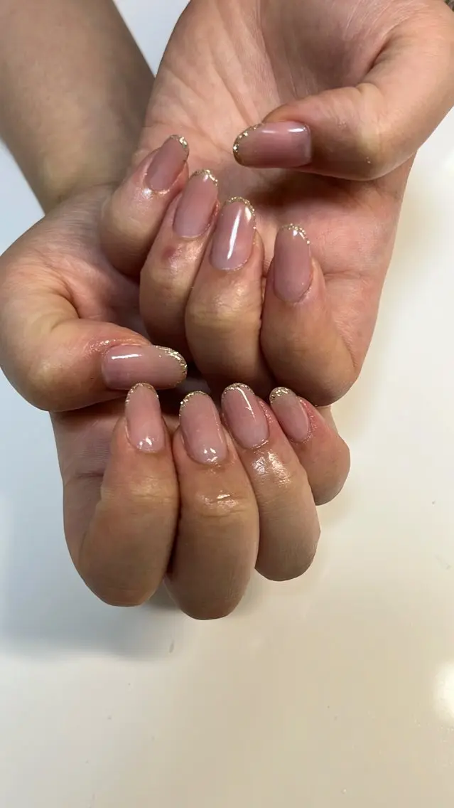 ネイル ジェルネイル ラメ(グリッター) plaisir プレジールネイルのネイルデザイン