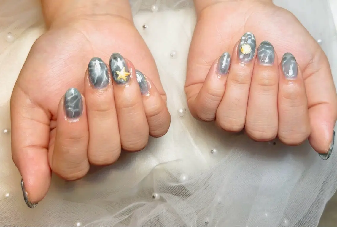 ネイル ハンドネイル リセス 高田馬場💎のネイルデザイン