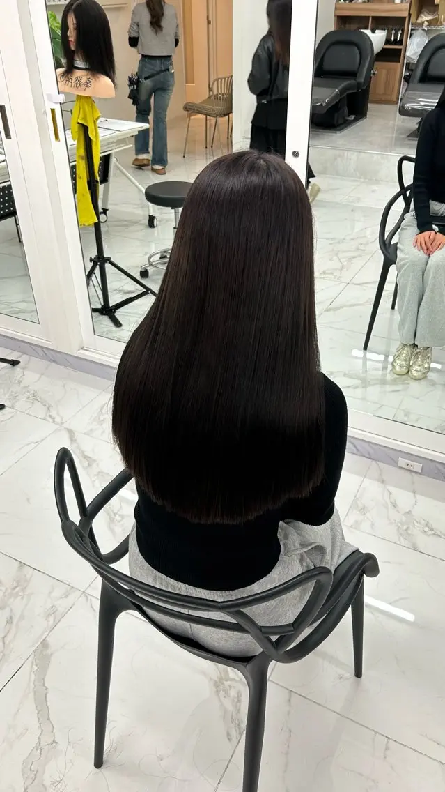 ロング カット トリートメント 髪質改善/ダブルカ ラー京都/Akaneのヘアスタイル