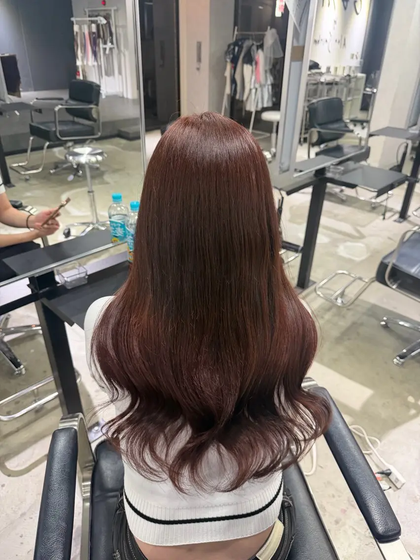 ロング カラー ヘアカラー 𝕹𝖔𝖆 🪽⋆⊹𓂃 ࣪ ˖のヘアスタイル