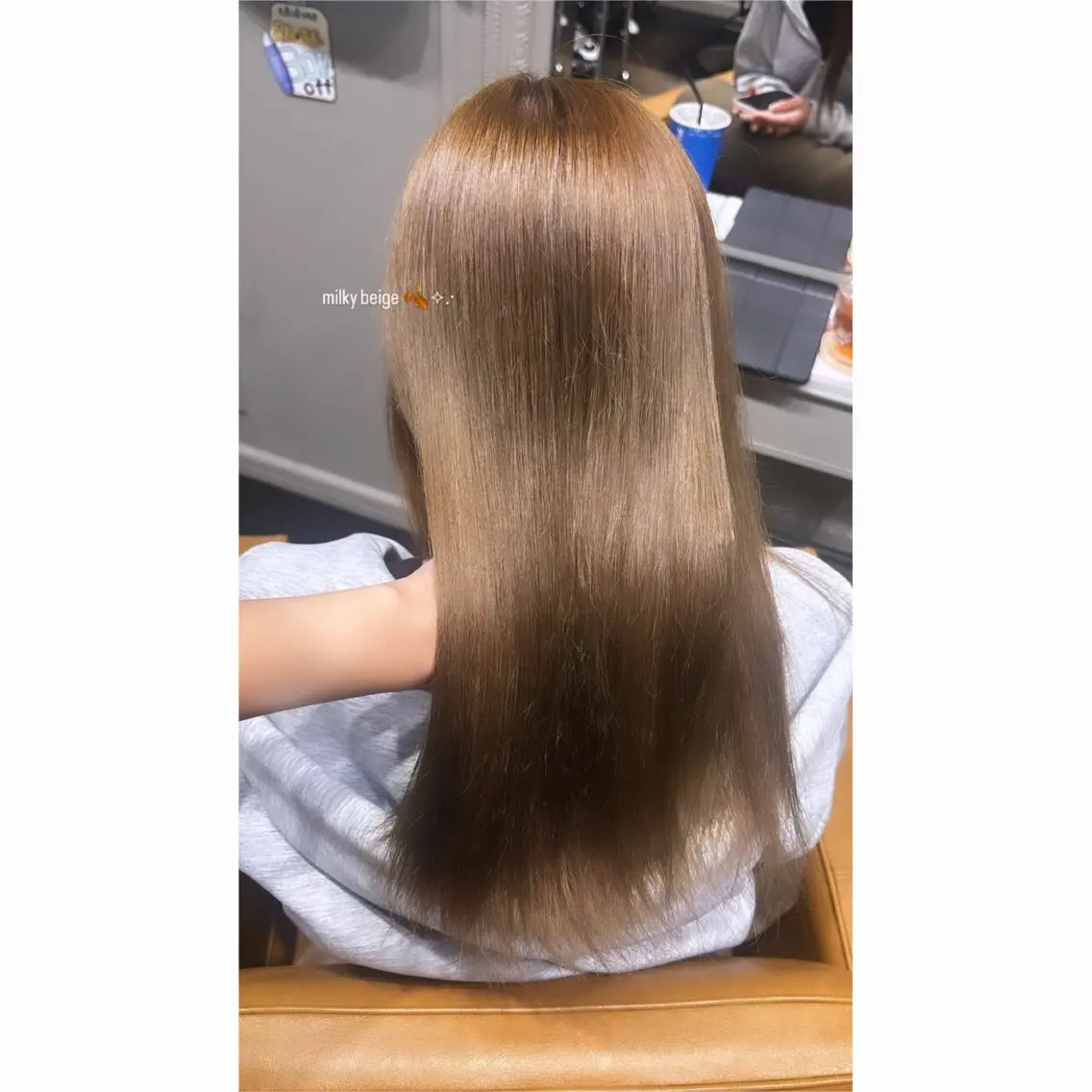 セミロング ヘアカラー トリートメント tastydoor/ rioのヘアスタイル
