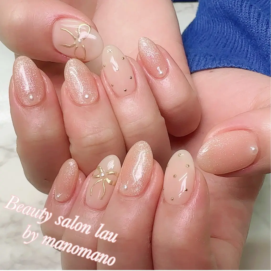 ネイル アートネイル ラウバイマノマノ なかざとのネイルデザイン
