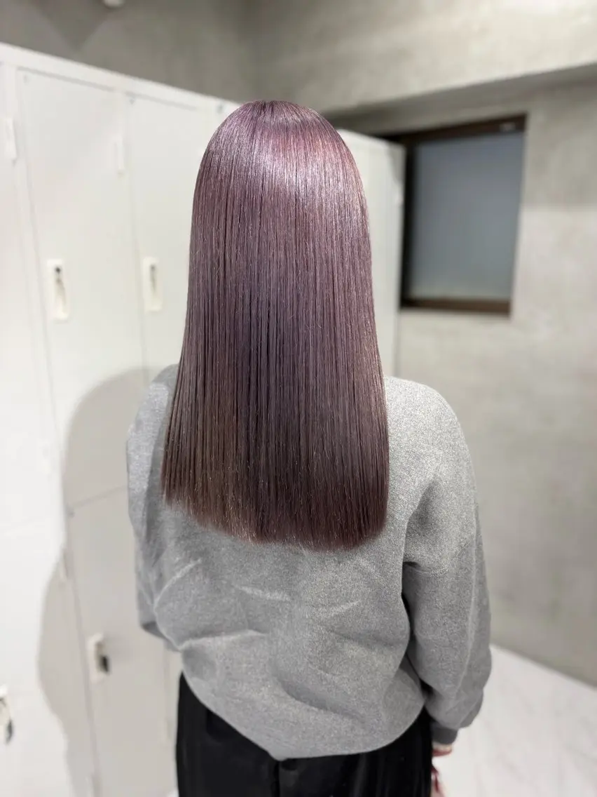 ヘアカラー sena⌇ベージュ⌇ ブリーチなしWカラーのヘアスタイル