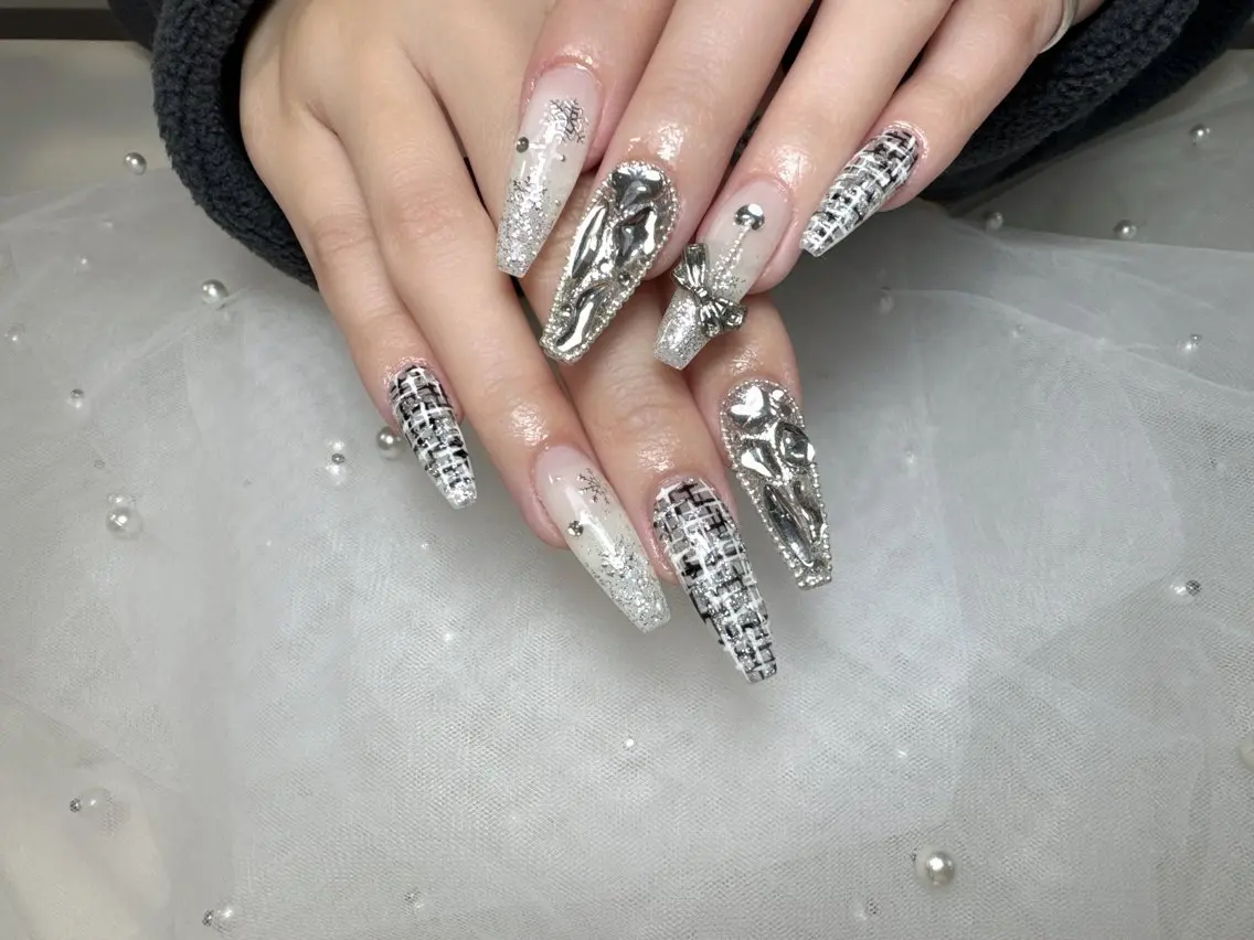 ネイル 冬ネイル ハンドネイル Anju Nailのネイルデザイン
