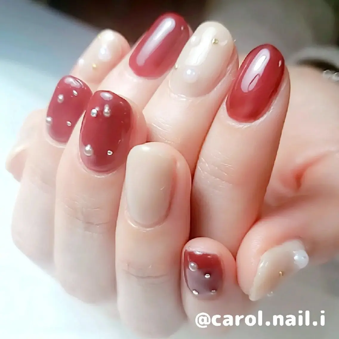 ネイル ハンドネイル carol nailのネイルデザイン