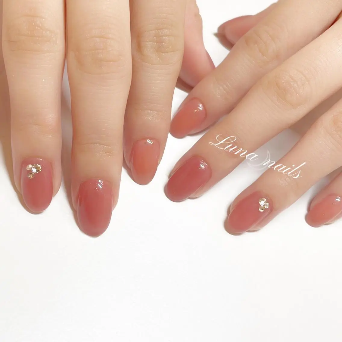 ネイル ハンドネイル ハンドケア yuka Luna nailsのネイルデザイン