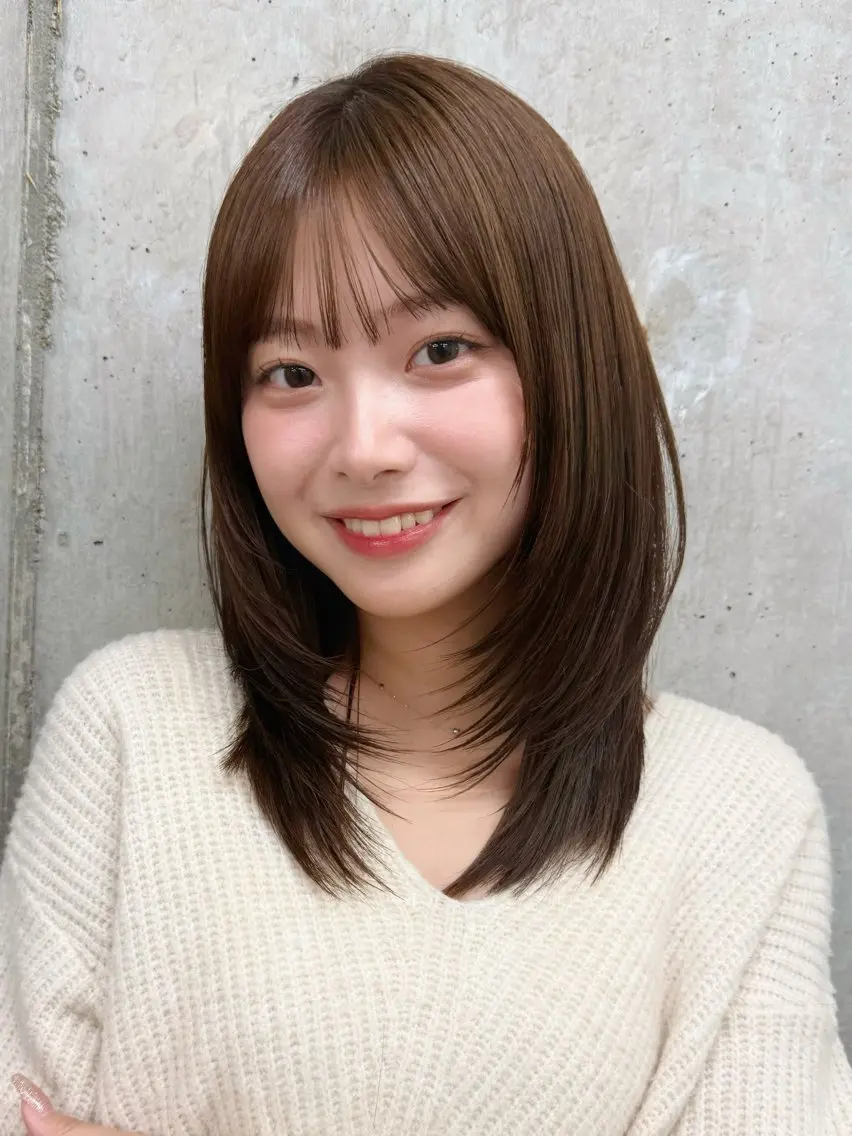 ミディアム ❤️アヤカ レイヤーカット❤️のヘアスタイル