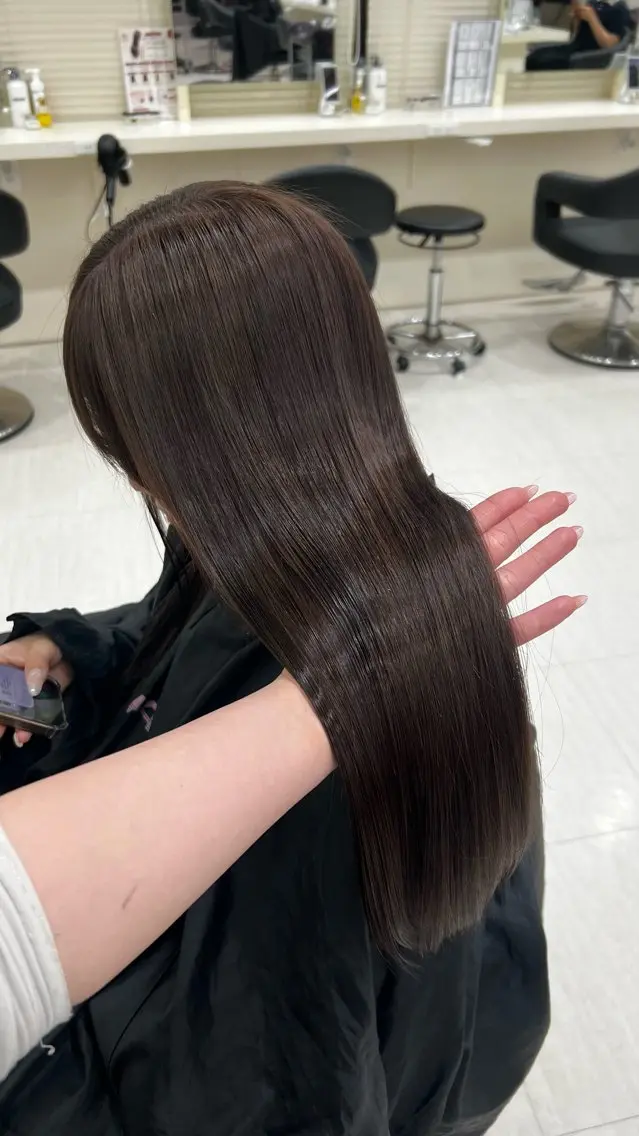 ロング カラー ヘアアレンジ ヘアカラー 韓国レイヤー&ピンク 艶髪🩶maikoのヘアスタイル