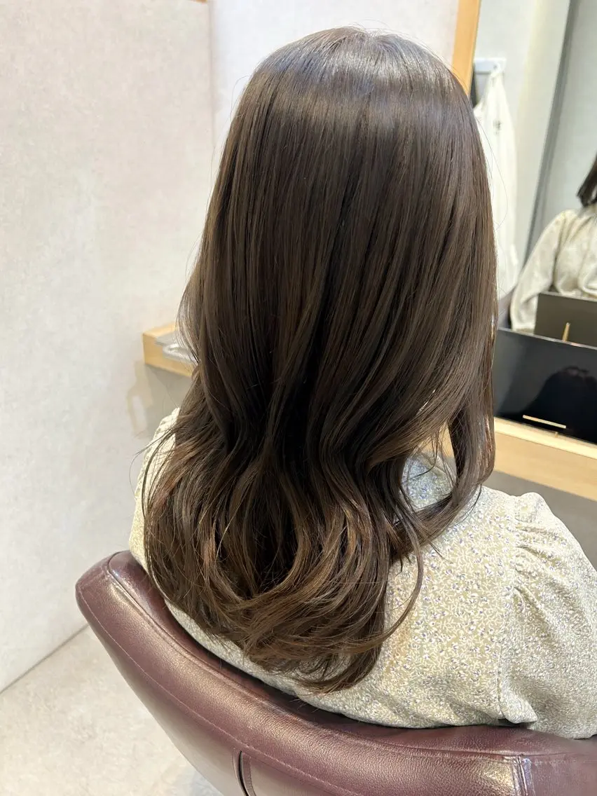 セミロング mao🌼 bob 透明感艶colorのヘアスタイル