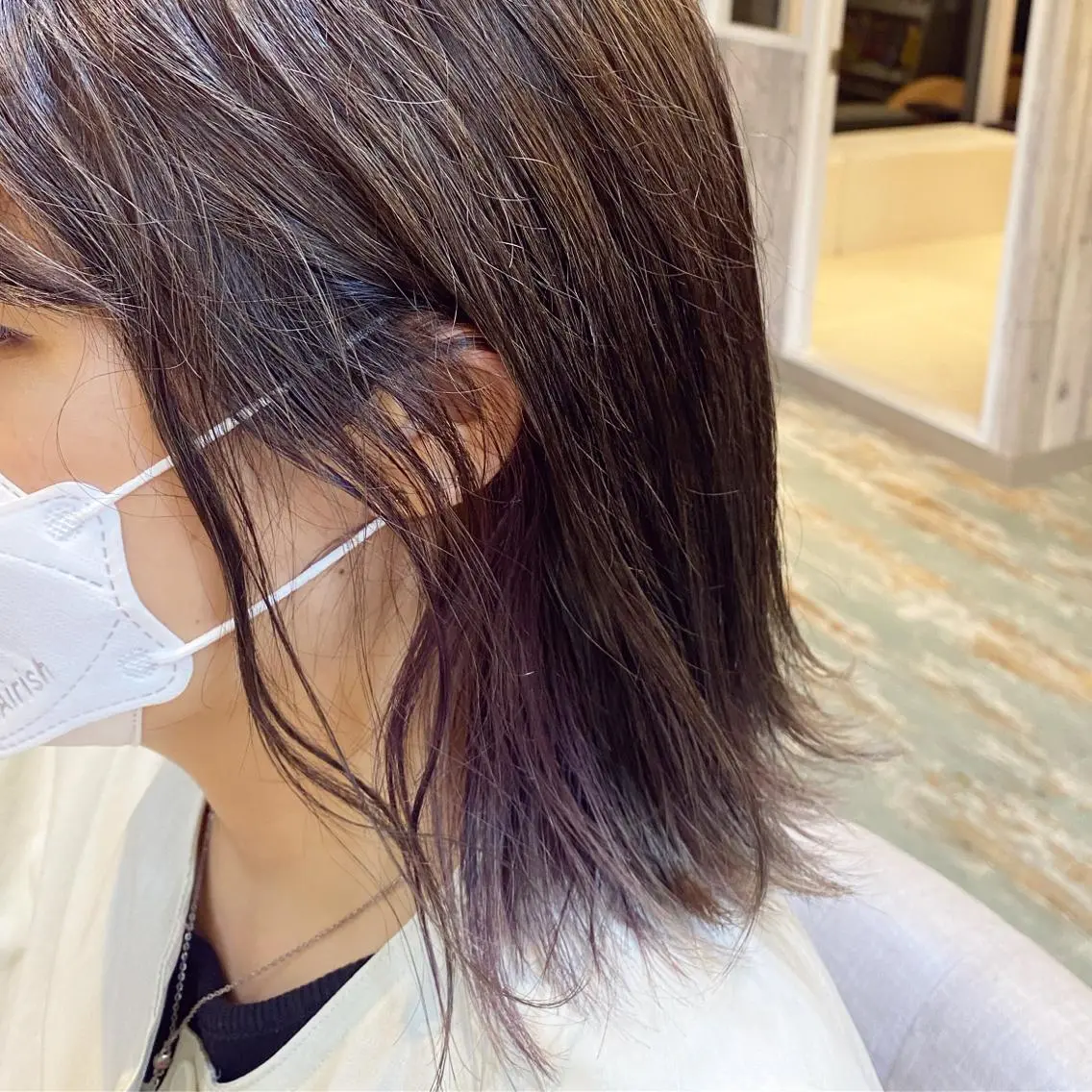 【夏のケアブリーチ体験🌟】似合わせカット+ブリーチ×デザインカラー🌈+オージュアTr🧴◌𓈒𓐍の写真