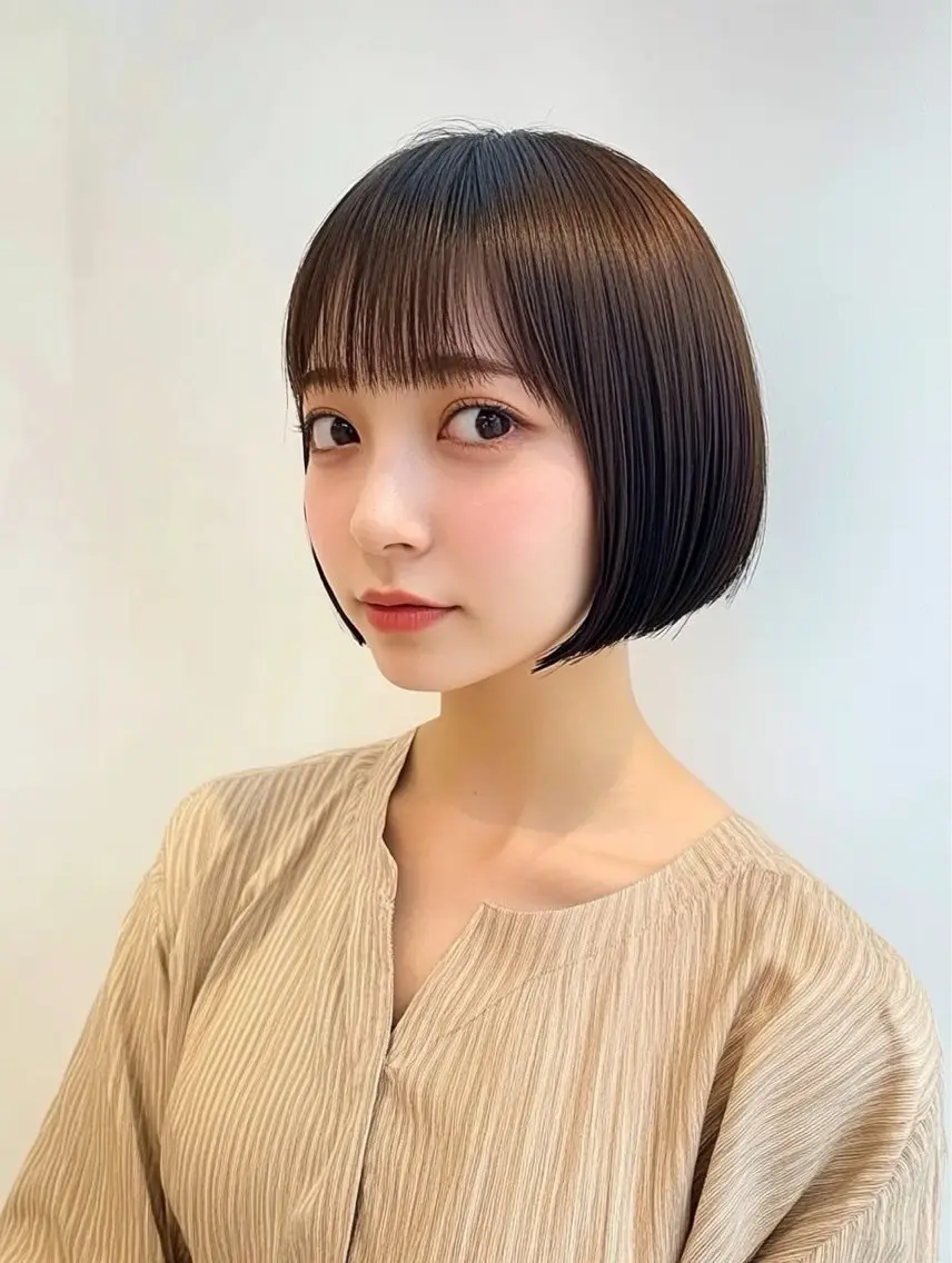 ショート カット 保子 祐里香のヘアスタイル