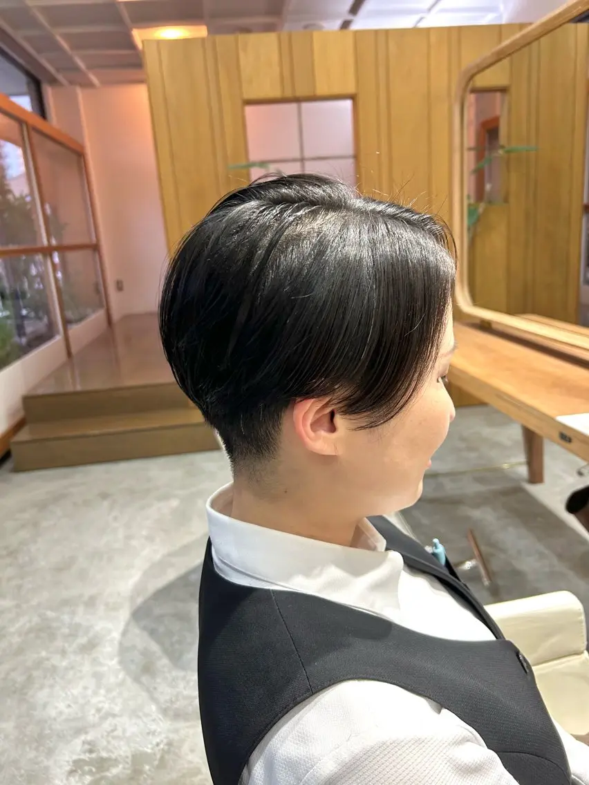 ショート ハンサムショート ショートヘア カット 佐藤 悠生 メンズパーマ.カットのヘアスタイル