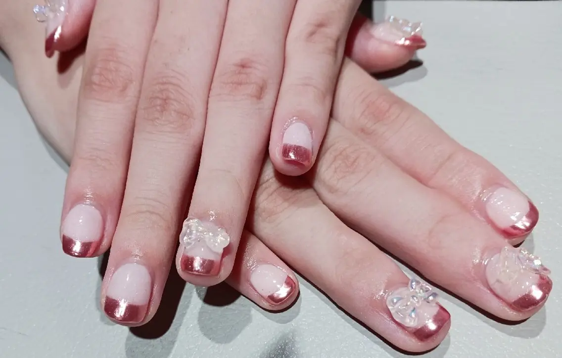 ネイル ブルー 春ネイル いとう えみりのネイルデザイン