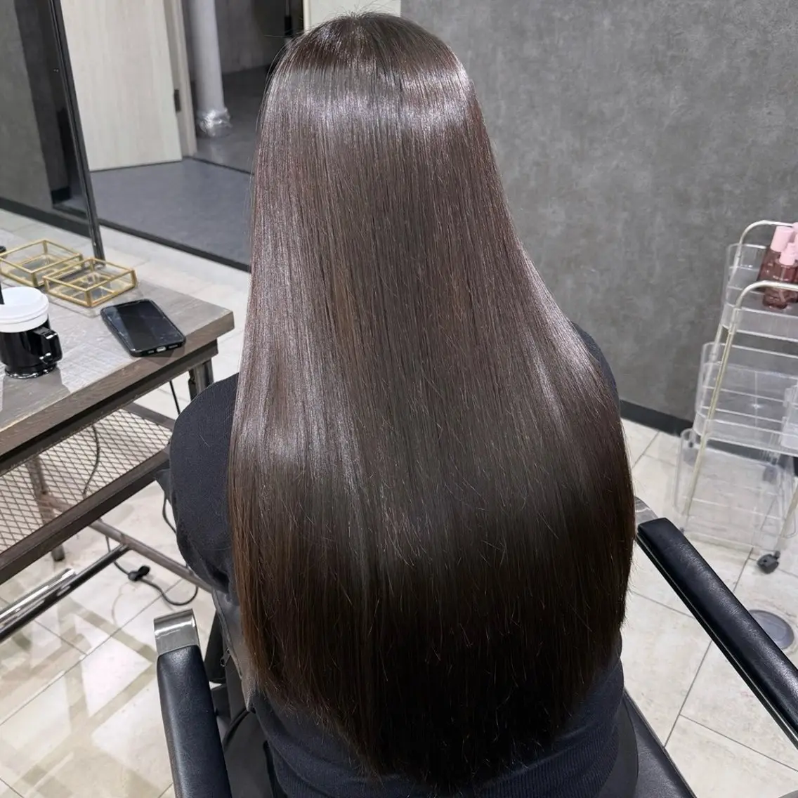 ロング カット ℎ𝑎𝑛𝑎 ♡のヘアスタイル
