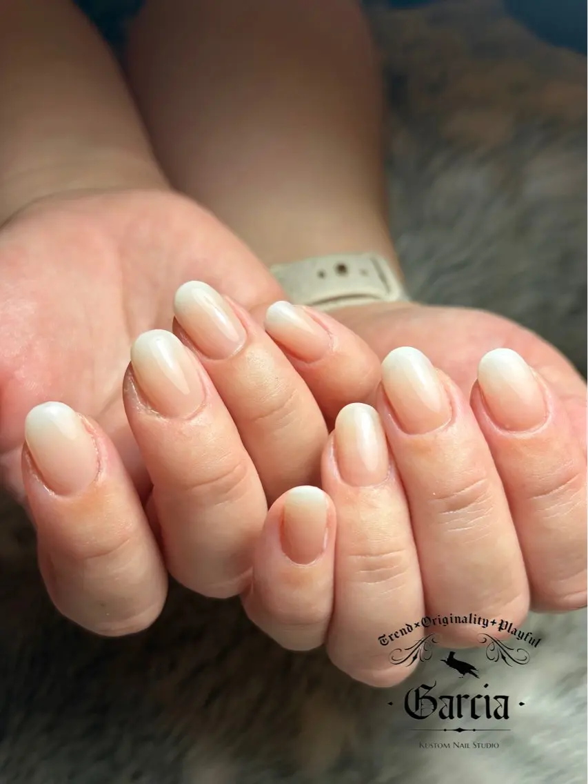 【練習モデルクーポン】ジェル付替オフ/2色グラデーションの写真