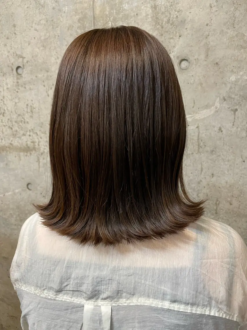 ミディアム 前髪似合わせ | yukaのヘアスタイル