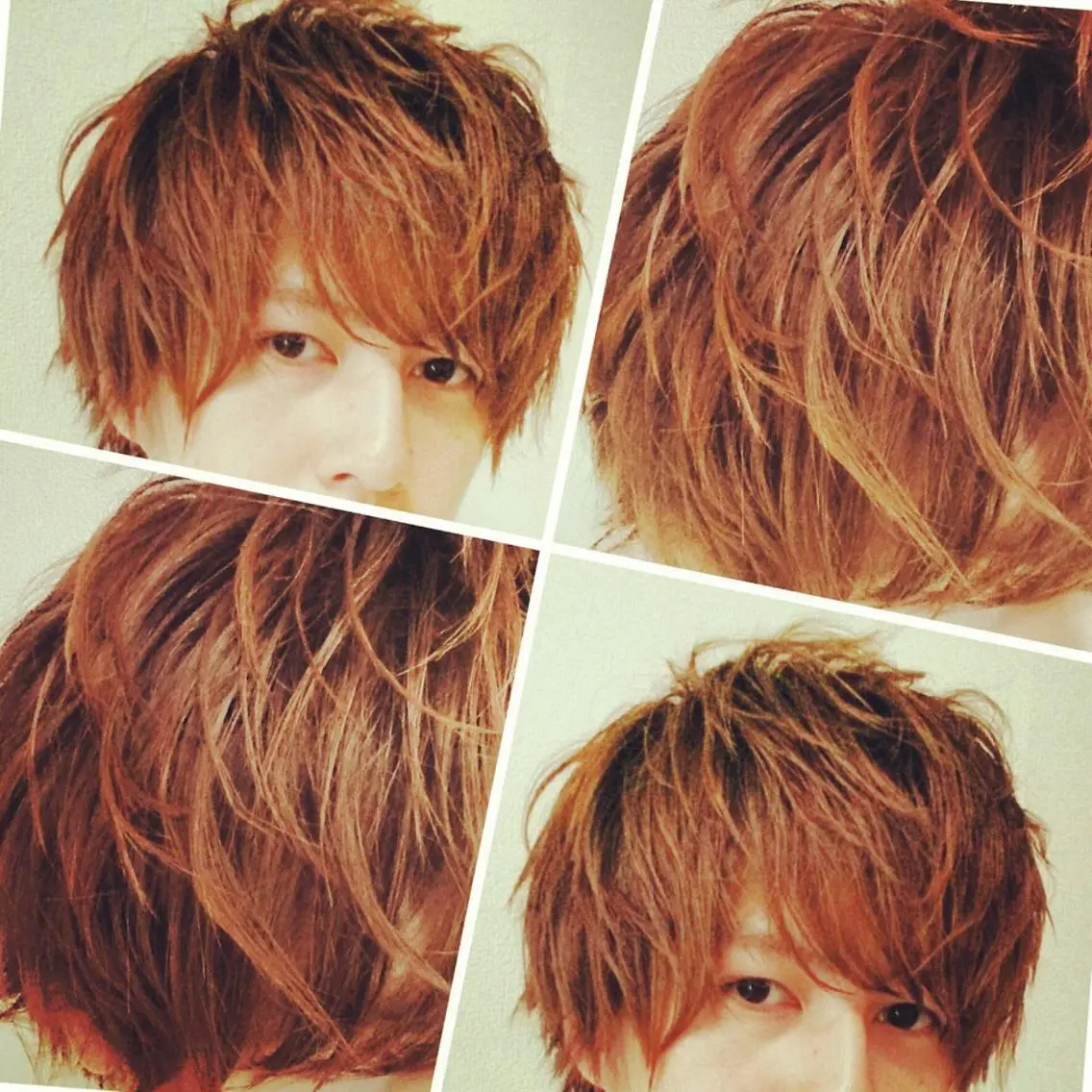 ショート カラー パーマ メンズ カット ヘアカラー トリートメント メンズカット/パーマ 深浦 庄晴のヘアスタイル